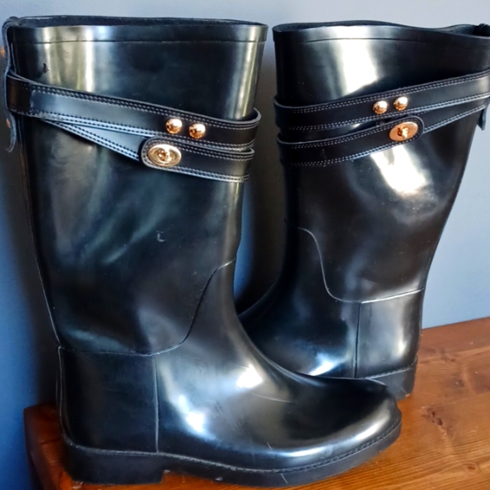 Coach rain boots